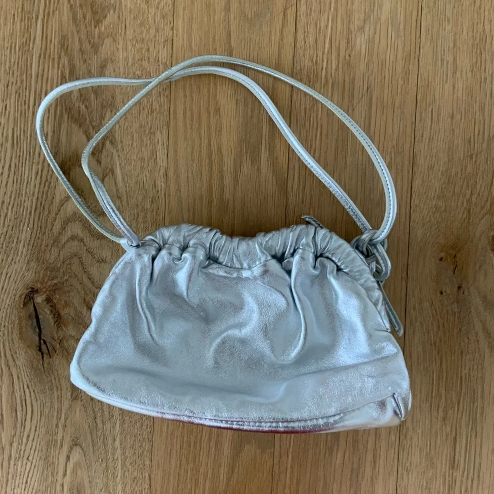 Mansur Gavriel Mini Cloud Clutch - Silver - Picture 5 of 11